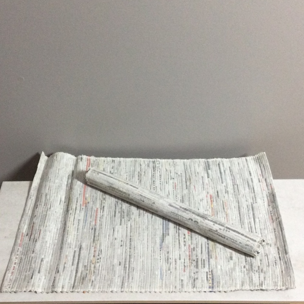 NWOT 2 Fair Trade Indonesian woven paper place mats